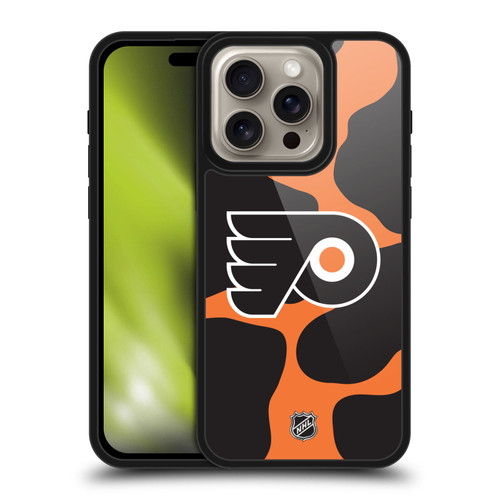 NHL Philadelphia Flyers Cow Pattern Gel Armour Case For Apple iPhone 16 Pro NHL Philadelphia Flyers Cow Pattern Gel Armour Case For Apple iPhone 16 Pro