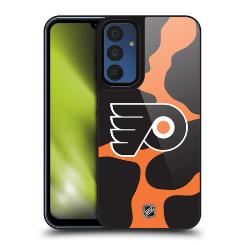 NHL Philadelphia Flyers Cow Pattern Gel Armour Case For Samsung Galaxy A15