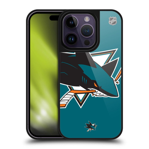 NHL San Jose Sharks Oversized Gel Armour Case For Apple iPhone 14 Pro