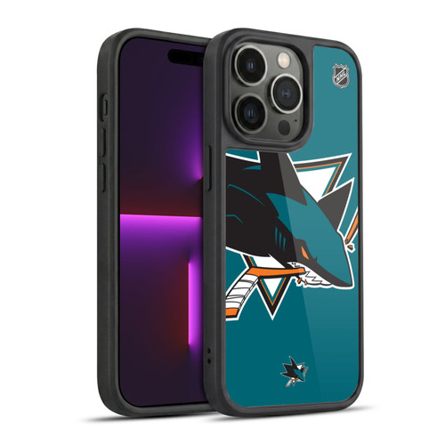 NHL San Jose Sharks Oversized Gel Armour Case For Apple iPhone 14 Pro