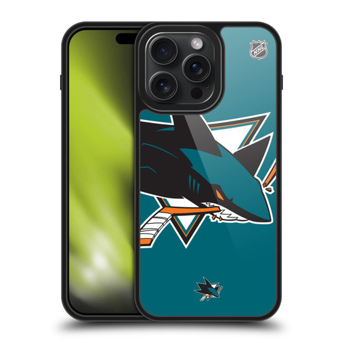 NHL San Jose Sharks Oversized Gel Armour Case For Apple iPhone 15 Pro Max