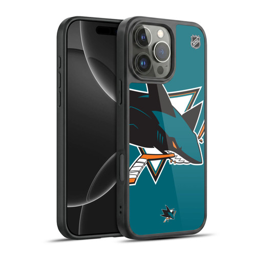 NHL San Jose Sharks Oversized Gel Armour Case For Apple iPhone 16 Pro Max