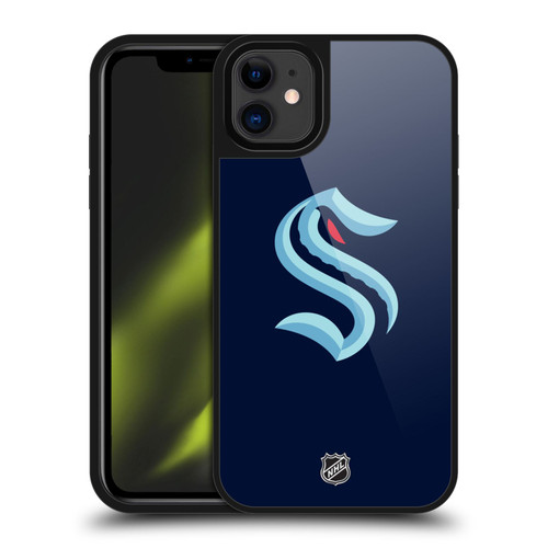 NHL Seattle Kraken Plain Gel Armour Case For Apple iPhone 11