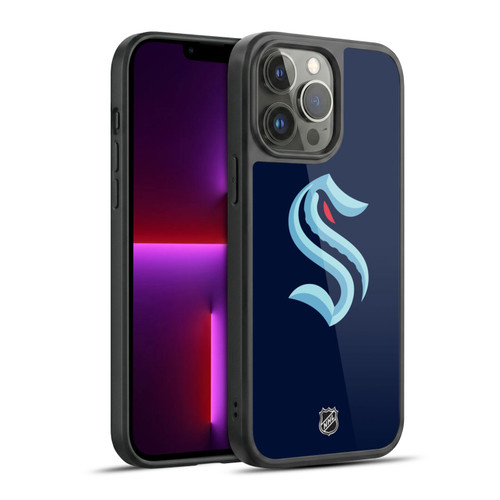 NHL Seattle Kraken Plain Gel Armour Case For Apple iPhone 13 Pro Max