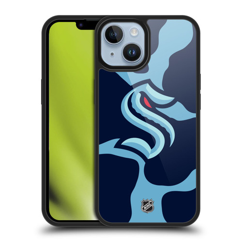 NHL Seattle Kraken Cow Pattern Gel Armour Case For Apple iPhone 14