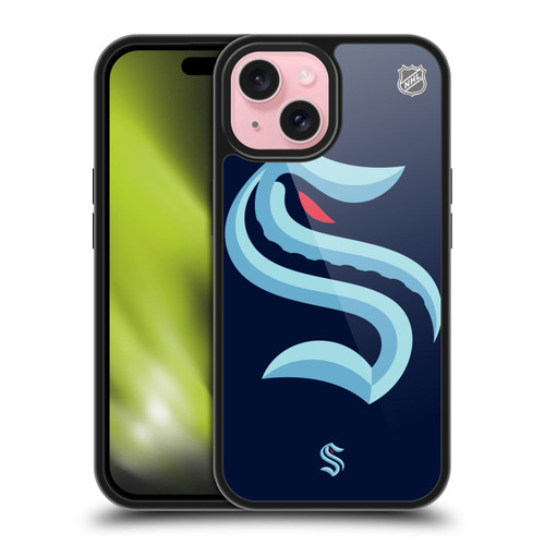 NHL Seattle Kraken Oversized Gel Armour Case For Apple iPhone 15