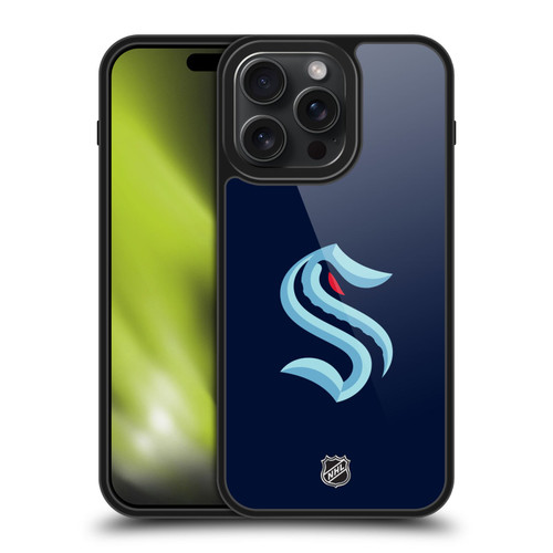 NHL Seattle Kraken Plain Gel Armour Case For Apple iPhone 15 Pro Max