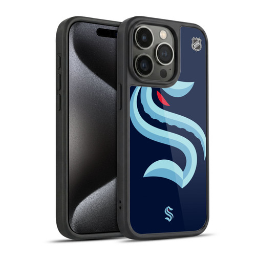 NHL Seattle Kraken Oversized Gel Armour Case For Apple iPhone 15 Pro