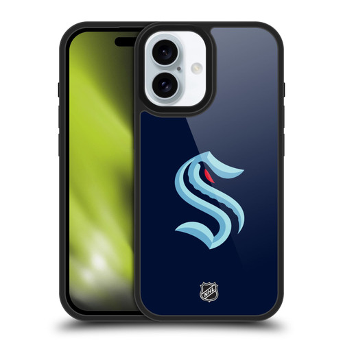 NHL Seattle Kraken Plain Gel Armour Case For Apple iPhone 16