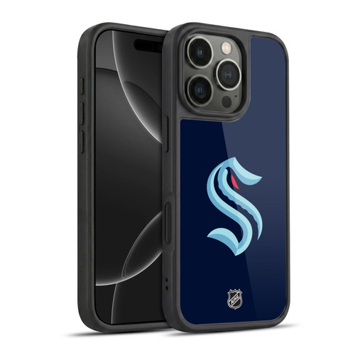 NHL Seattle Kraken Plain Gel Armour Case For Apple iPhone 16 Pro