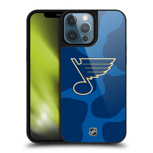 NHL St Louis Blues Cow Pattern Gel Armour Case For Apple iPhone 13 Pro Max NHL St Louis Blues Cow Pattern Gel Armour Case For Apple iPhone 13 Pro Max