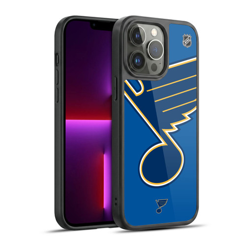 NHL St Louis Blues Oversized Gel Armour Case For Apple iPhone 13 Pro Max