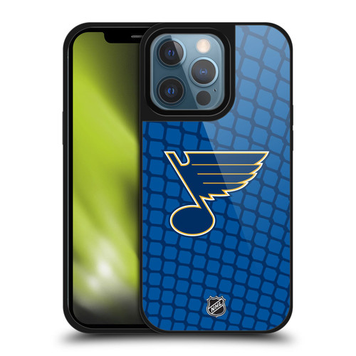 NHL St Louis Blues Net Pattern Gel Armour Case For Apple iPhone 13 Pro NHL St Louis Blues Net Pattern Gel Armour Case For Apple iPhone 13 Pro