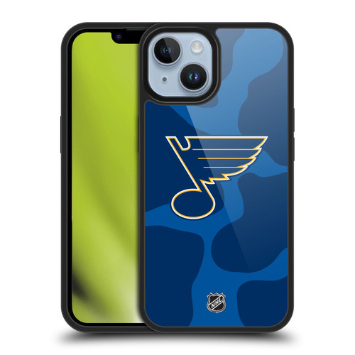 NHL St Louis Blues Cow Pattern Gel Armour Case For Apple iPhone 14