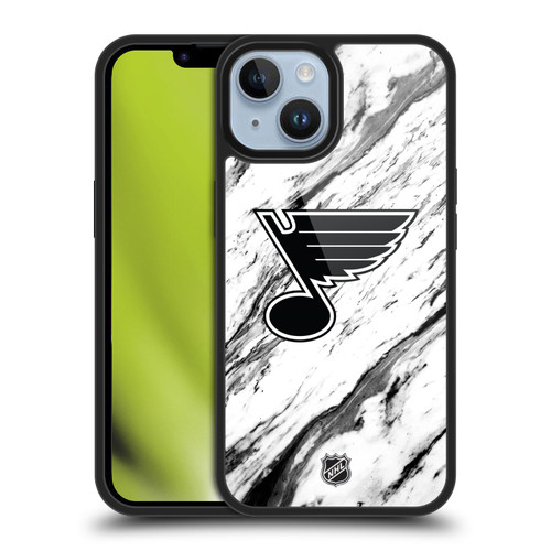 NHL St Louis Blues Marble Gel Armour Case For Apple iPhone 14 NHL St Louis Blues Marble Gel Armour Case For Apple iPhone 14