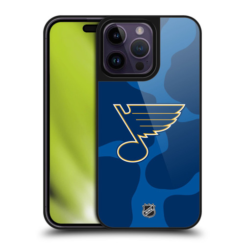 NHL St Louis Blues Cow Pattern Gel Armour Case For Apple iPhone 14 Pro Max NHL St Louis Blues Cow Pattern Gel Armour Case For Apple iPhone 14 Pro Max