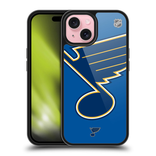 NHL St Louis Blues Oversized Gel Armour Case For Apple iPhone 15 NHL St Louis Blues Oversized Gel Armour Case For Apple iPhone 15