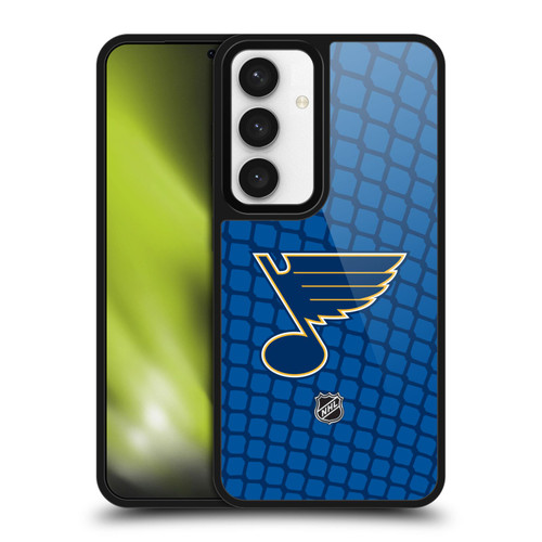 NHL St Louis Blues Net Pattern Gel Armour Case For Samsung Galaxy S24 5G