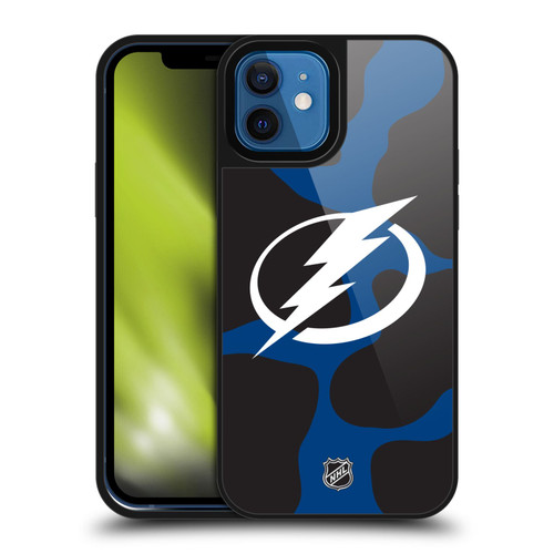 NHL Tampa Bay Lightning Cow Pattern Gel Armour Case For Apple iPhone 12 / iPhone 12 Pro