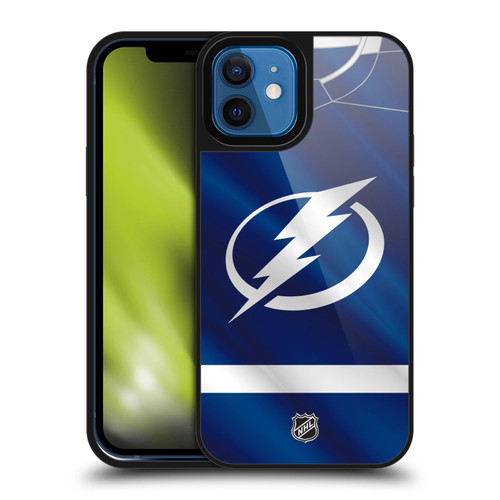 NHL Tampa Bay Lightning Jersey Gel Armour Case For Apple iPhone 12 / iPhone 12 Pro NHL Tampa Bay Lightning Jersey Gel Armour Case For Apple iPhone 12 / iPhone 12 Pro