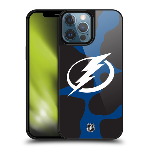 NHL Tampa Bay Lightning Cow Pattern Gel Armour Case For Apple iPhone 13 Pro Max