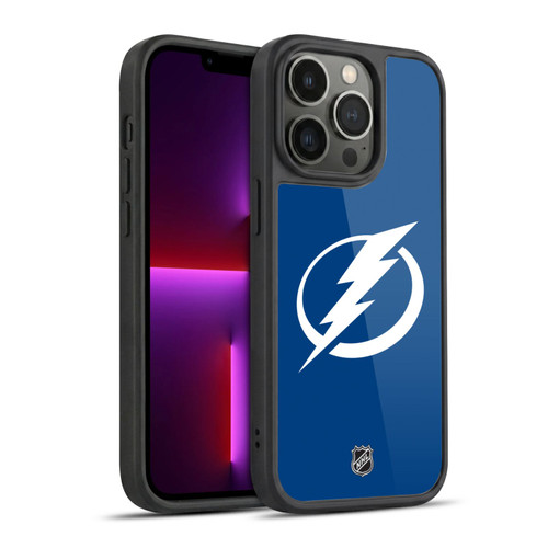 NHL Tampa Bay Lightning Plain Gel Armour Case For Apple iPhone 13 Pro
