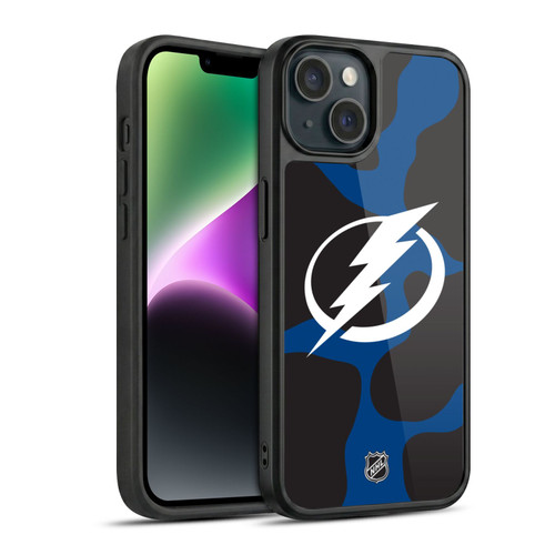 NHL Tampa Bay Lightning Cow Pattern Gel Armour Case For Apple iPhone 14