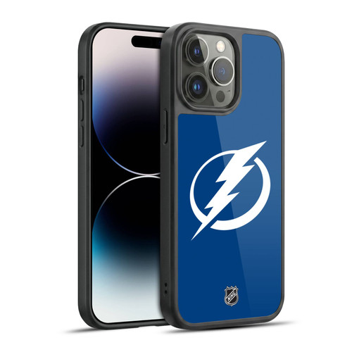 NHL Tampa Bay Lightning Plain Gel Armour Case For Apple iPhone 14 Pro Max