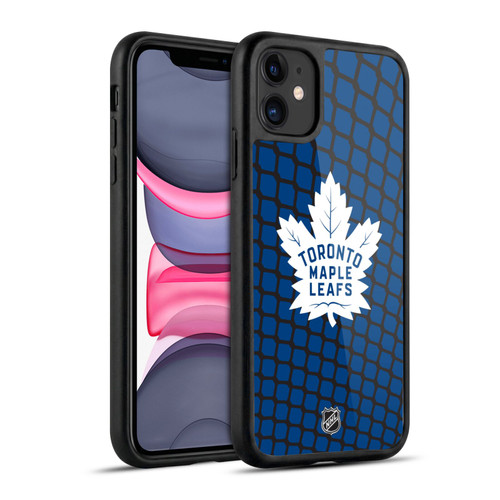 NHL Toronto Maple Leafs Net Pattern Gel Armour Case For Apple iPhone 11