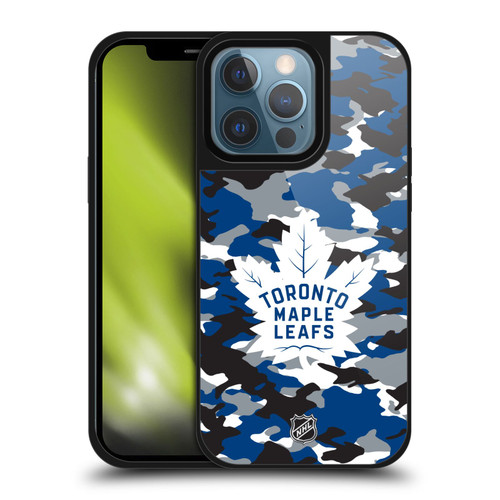 NHL Toronto Maple Leafs Camouflage Gel Armour Case For Apple iPhone 13 Pro