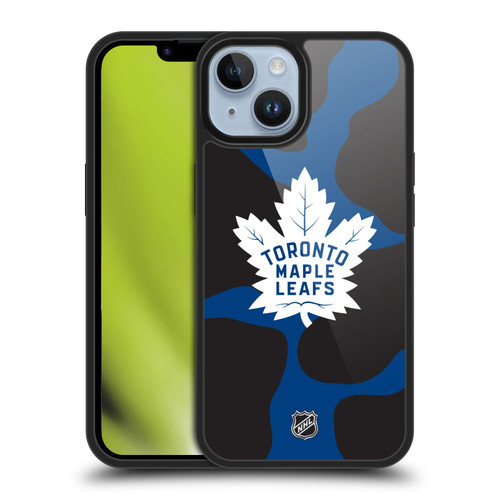 NHL Toronto Maple Leafs Cow Pattern Gel Armour Case For Apple iPhone 14 NHL Toronto Maple Leafs Cow Pattern Gel Armour Case For Apple iPhone 14