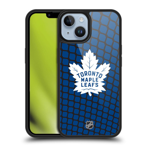 NHL Toronto Maple Leafs Net Pattern Gel Armour Case For Apple iPhone 14