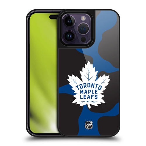 NHL Toronto Maple Leafs Cow Pattern Gel Armour Case For Apple iPhone 14 Pro Max