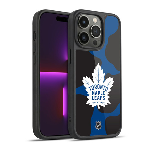 NHL Toronto Maple Leafs Cow Pattern Gel Armour Case For Apple iPhone 14 Pro