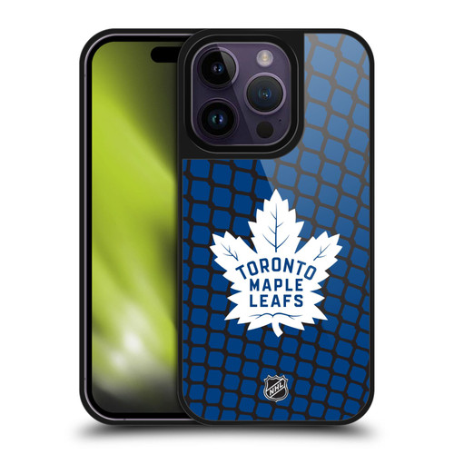 NHL Toronto Maple Leafs Net Pattern Gel Armour Case For Apple iPhone 14 Pro