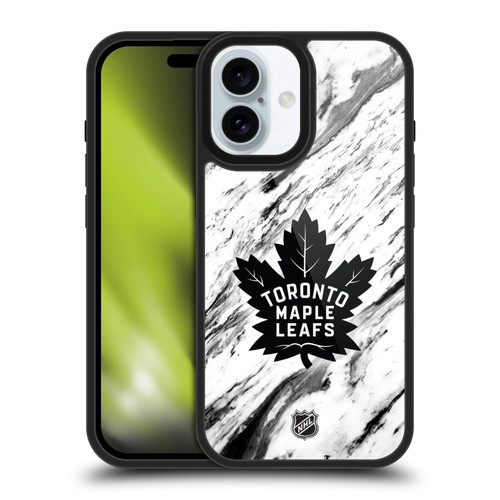 NHL Toronto Maple Leafs Marble Gel Armour Case For Apple iPhone 16 NHL Toronto Maple Leafs Marble Gel Armour Case For Apple iPhone 16