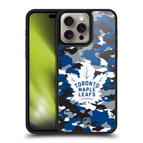 NHL Toronto Maple Leafs Camouflage Gel Armour Case For Apple iPhone 16 Pro Max