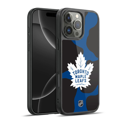 NHL Toronto Maple Leafs Cow Pattern Gel Armour Case For Apple iPhone 16 Pro Max