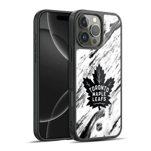 NHL Toronto Maple Leafs Marble Gel Armour Case For Apple iPhone 16 Pro Max