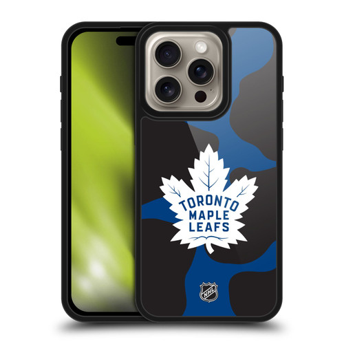 NHL Toronto Maple Leafs Cow Pattern Gel Armour Case For Apple iPhone 16 Pro