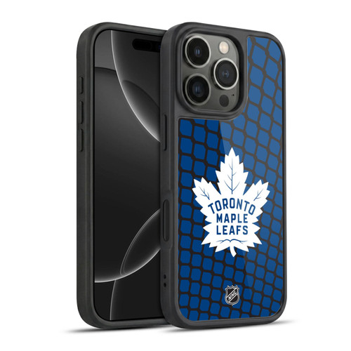 NHL Toronto Maple Leafs Net Pattern Gel Armour Case For Apple iPhone 16 Pro