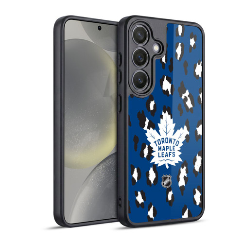 NHL Toronto Maple Leafs Leopard Pattern Gel Armour Case For Samsung Galaxy S24 5G