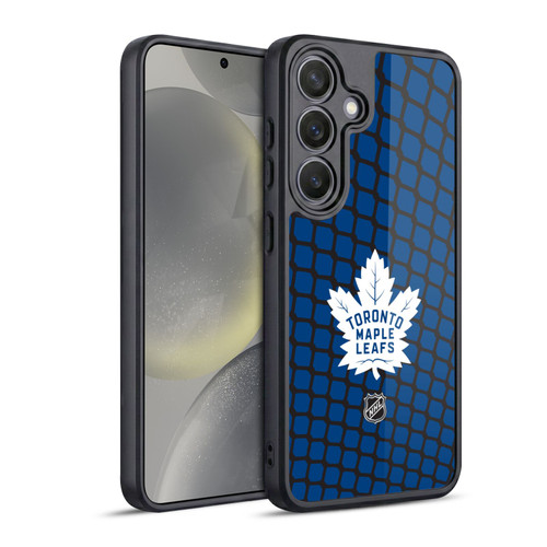 NHL Toronto Maple Leafs Net Pattern Gel Armour Case For Samsung Galaxy S24 5G