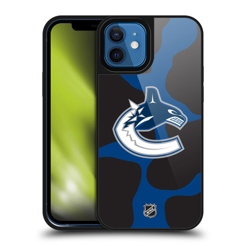 NHL Vancouver Canucks Cow Pattern Gel Armour Case For Apple iPhone 12 / iPhone 12 Pro