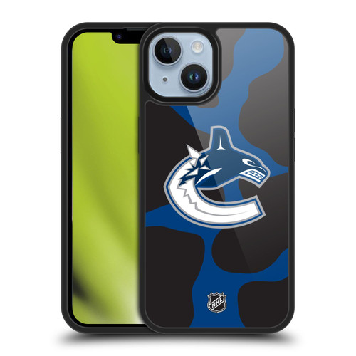 NHL Vancouver Canucks Cow Pattern Gel Armour Case For Apple iPhone 14