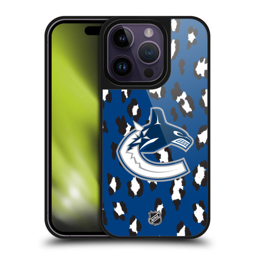 NHL Vancouver Canucks Leopard Pattern Gel Armour Case For Apple iPhone 14 Pro NHL Vancouver Canucks Leopard Pattern Gel Armour Case For Apple iPhone 14 Pro