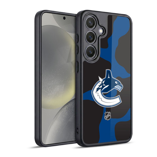 NHL Vancouver Canucks Cow Pattern Gel Armour Case For Samsung Galaxy S24 5G