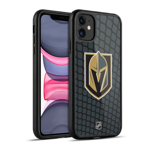 NHL Vegas Golden Knights Net Pattern Gel Armour Case For Apple iPhone 11