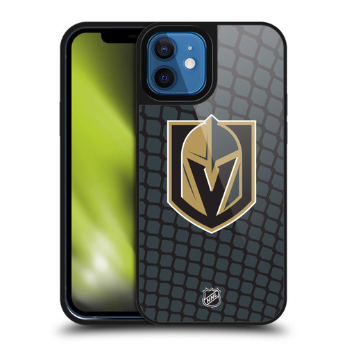 NHL Vegas Golden Knights Net Pattern Gel Armour Case For Apple iPhone 12 / iPhone 12 Pro