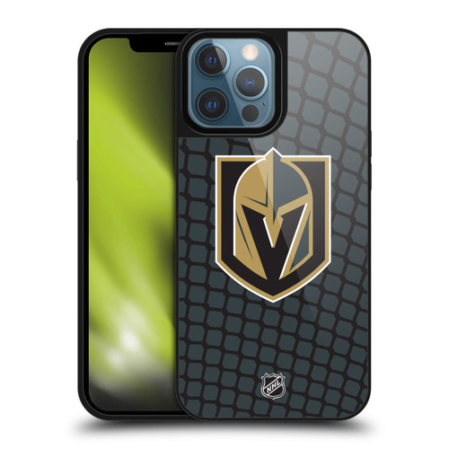 NHL Vegas Golden Knights Net Pattern Gel Armour Case For Apple iPhone 13 Pro Max